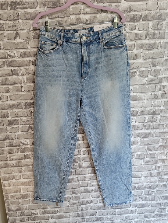 LOFT Denim - LOFT The CURVY High Waist Boyfriend Jeans, 27/4, Light Wash, Summer